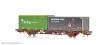 NMJ 1029827 - NMJ Topline 507.127 CargoNet Lgns 42 76 443 2082-7 Containertragwagen mit Pepsi Max/Bring Container, H0