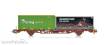 NMJ 1029827 - NMJ Topline 507.127 CargoNet Lgns 42 76 443 2082-7 Containertragwagen mit Pepsi Max/Bring Container, H0