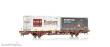 NMJ 1029829 - NMJ Topline 507.129 CargoNet Lgns 42 76 443 2131-2 containertragwagen Pepsi Max/Ramberg Spedisjon, H0