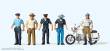 Preiser 10370 - HO Polizisten USA