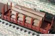 Modellbahn-Bachmann 1040110 - Stammholz längs für Minitrix, für den 2-achs. Rungenwagen Rms, Größe: 54 x 16 mm