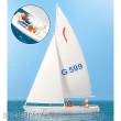 Preiser 10677 - Segler (2). Segelboot Korsar