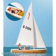 Preiser 10681 - Segler (4). Segelboot Korsar