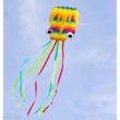 Invento 106900 - Rainbow Octopus - Kinderdrache, ab 5 Jahren, 410x70cm, inkl. 17kp Polyester Schnüre, 40m auf Spule