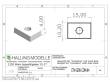 Halling ETH-GEW-COM-N4 - Gewicht, rechteckig 15,0x10,5mm mit Loch