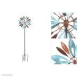 Invento 110221 - Metal Wind Spinner: Copper Flower Duett