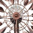 Invento 110224 - Metal Wind Spinner: Copper Dolphins Duett - Solar LED