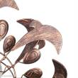 Invento 110224 - Metal Wind Spinner: Copper Dolphins Duett - Solar LED