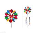 Invento 110225 - Metal Wind Spinner: Multi-colored Flower Duett