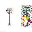 Invento 110226 - Metal Wind Spinner: Multi-colored Kaleidoscope Duett