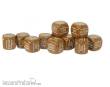 Warlord Games 402616013 - Bolt Action Orders Dice - Brown (12)