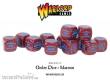 Warlord Games 402616015 - Bolt Action Orders Dice - Maroon
