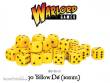 Warlord Games WG-D6-31 - Warlord Games Würfel Gelb Schwarz
