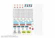 Halling DEC-WLX - Decal SET für Modelle der Wiener Linien