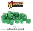 Warlord Games WG-D6-35 - Warlord Games Würfel Grün (30)