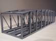 Hack Brücken 11220 - Kastenbrücke 40cm 2-gleisig, grau - Typ K40-2