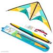 HQ 11234619 - Quickstep II Blossom - Lenkdrachen, ab 10 Jahren, 60x135cm, inkl.20kp Polyester Schnüre, 2x25m