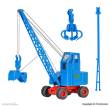 Kibri 11281 - Spur H0 FUCHS Mobilseilbagger