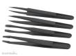 Schönwitz 11284 - Pinzetten Set Sortiment - 4 teilig - Kunststoff ESD - 110mm