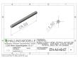 Halling ETH-AX-H0-ST - Achse 1,5 mm, Länge 19,5 mm, stumpf