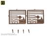 Halling ZRS0010 - Knochen+Stifte f. Bosna-Trichterkpl. 2 Set