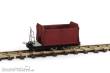 Halling DTL-131-B - Lore mit Metallaufbau und Bremserbühne, oxidrot