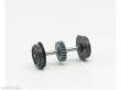 Halling ETH-ALH-076-H0 - Antriebsachse für ALX-Antrieb H0, 7,6 mm Haftreifen