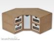 HobbyZone HZ-OM03 - Schubladenmodul 3 - Ecke -- OM03