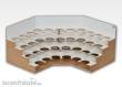 HobbyZone HZ-OM06b - Farbhaltermodul - Ecke (Ø 36 mm)