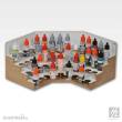 HobbyZone HZ-OM06s - Farbhaltermodul - Ecke (Ø 26 mm)