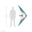 Invento 116777 - Trek - Lenkdrachen, ab 14 Jahren, 86x197cm, inkl. 50kp Dyneema Schnüre, 2x25m