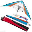 Invento 116777 - Trek - Lenkdrachen, ab 14 Jahren, 86x197cm, inkl. 50kp Dyneema Schnüre, 2x25m