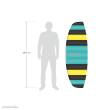 Invento 11768255 - HQ - Symphony Beach III 1.8 Aqua, Zweileiner Lenkmatte, ab 12 Jahren, 60x180cm
