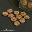 Gamers Grass GGB-BLR25 - Round Badland Bases 25mm (x10)
