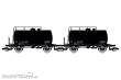 Saxonia 120147 - 2er Set Kesselwagen Deutz, DSB Ep.III - DSB - Ep.III