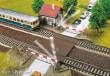 Faller H0 120174 - Bahnübergang mit Schrankenwärterhaus