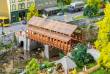 Faller 120527 - Eisenbahn-Holzbrücke