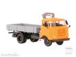 Hädl 121051-15 - IFA W50L Holzpritsche, Ladekran, Pastellorange