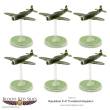 Warlord Games 772211014 - Republic P-47 Thunderbolt squadron