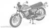 Minichamps 122163502 - YAMAHA RD 350 - 1973 - BLUE METALLIC