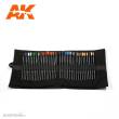 AK-Interactive AK10048 - Weathering Pencils Cloth Case