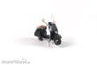 Halling M-394-SW-FM - VESPA Motorroller, schwarz,Fertigmodell
