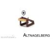 Halling M-258-FM - Prellbock (H0e) ´alte Bauweise´, rostrot