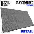 Greenstuff World GS-1627 - Strukturwalze - Pflaster 15mm