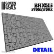 Greenstuff World GS-1162 - Strukturwalze - Ziegel