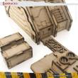 PWork Wargames PWTS00601MDF - MDF Terrain Barracks