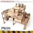 PWork Wargames PWTS00303MDF - MDF Terrain Combat Zone 03