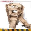 PWork Wargames PWTS00304MDF - MDF Terrain Combat Zone 04
