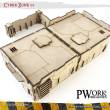 PWork Wargames PWTS00501MDF - MDF Terrain Cyber Zone 01