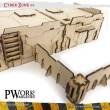 PWork Wargames PWTS00501MDF - MDF Terrain Cyber Zone 01